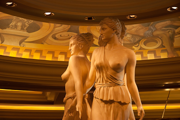 Registration lobby at Caesar's Palace