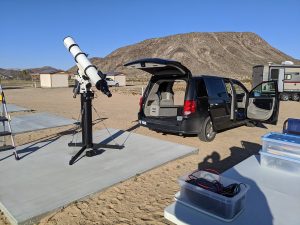 AP180 telescope and mount.